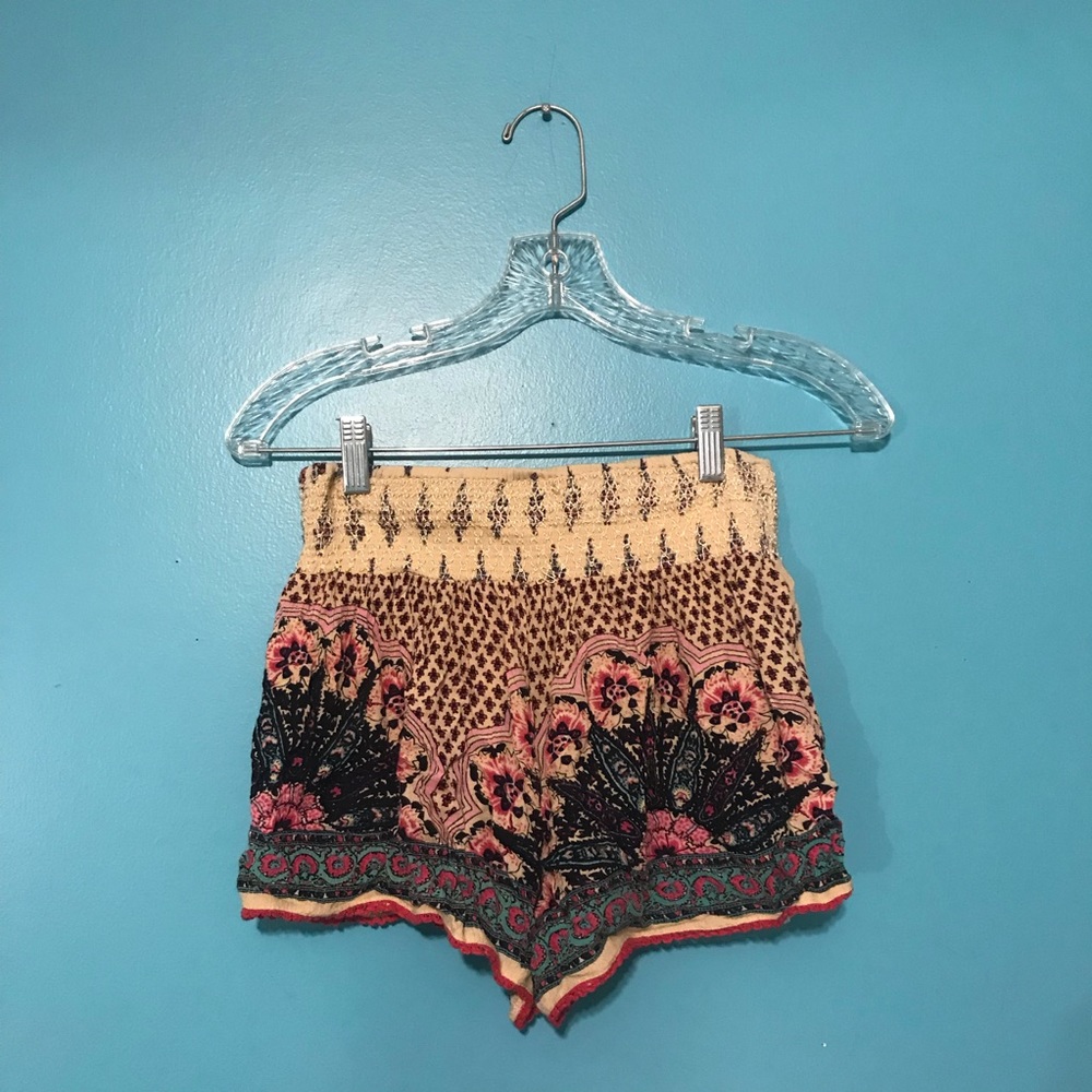 Aztec Print Shorts